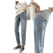 Load image into Gallery viewer, Trendy Maternity Fleece Pants for Moms and Dads - # WOAA21410010 - PRG