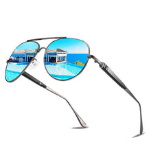 Load image into Gallery viewer, Business NEW 2021 High Quality Luxury Modern Fashion Sunglasses Design For Fishing Driving Sunglasses Sport Brand New Men Glasses With UV400 Polarized and Polarized Square Aviation Style Metal Frame