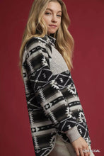 Load image into Gallery viewer, Umgee Aztec Print Sherpa Pullover