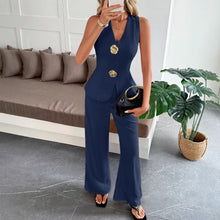 Load image into Gallery viewer, Women’s Summer Two Piece Set – Vest & Straight Leg Pants