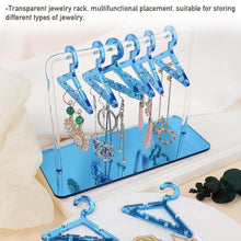 Load image into Gallery viewer, 8PCS Hanger Transparent Acrylic Jewelry Creative Display Rack Earring Jewelry Storage Pendants Storage Ornaments Dangle Earring Hanging Organizer Mini Earring Necklace Hanger Jewelry Organizer