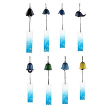 Load image into Gallery viewer, 8Pieces Traditional Japanese Furin Temple Wind Chime Nambu Cast Iron Iwachu Bells Iron Bell Wind Chimes Patio Garden Yard Home Room Decoration Celebrations
