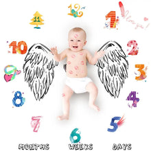 Load image into Gallery viewer, Newborn Baby Milestone Photography Blanket - # BAGE41110002