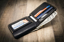 Load image into Gallery viewer, Badge Bifold Wallet - Black