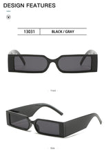 Load image into Gallery viewer, 90’s Fashion Narrow Rectangular Vintage Style Sunglasses For Women & Men New Retro Style Sun Glasses For Women New Eyeglasses In Different Shades Eyewear