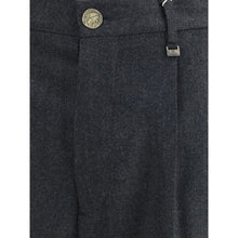 Load image into Gallery viewer, Vivienne Westwood Gray Fleece Wool Casual Pants