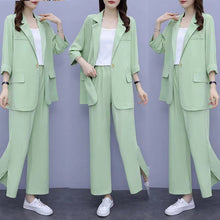 Load image into Gallery viewer, Long Sleeve Suit Jacket & Pants Two-Piece Set – 3 Colors, M–6XL