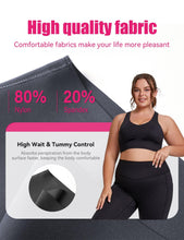 Load image into Gallery viewer, Cropped High-Waisted Yoga Pants with Diagonal Pockets