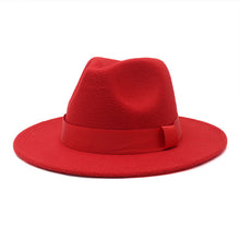 Load image into Gallery viewer, Autumn Winter Big Brim Wool Hat – Unisex Bell Crown Bucket Hat