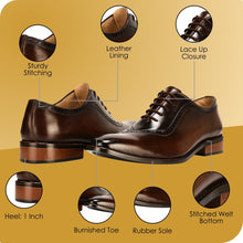 Load image into Gallery viewer, Debonair Genuine Leather Oxford Style Dress Shoes For Men