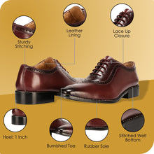 Load image into Gallery viewer, Debonair Genuine Leather Oxford Style Dress Shoes For Men