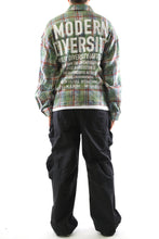 Load image into Gallery viewer, WELD Long Sleeve Washed Flannel Crop Top Button Down Shirt