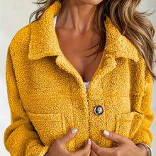 Load image into Gallery viewer, Plus Size Women’s Solid Color Sherpa Jacket