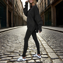 Load image into Gallery viewer, Women’s Solid Color 2-Piece Tracksuit — Crewneck Sweatshirt