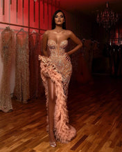 Load image into Gallery viewer, Sexy sequined tube top dress