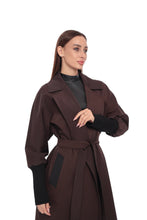 Load image into Gallery viewer, Miru Trench Coat in Chocolate