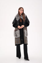Load image into Gallery viewer, Saga®Furs Silver Fox Wool Alpaca Coat