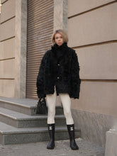 Load image into Gallery viewer, Genuine Tigrado Curly Shearling Coat