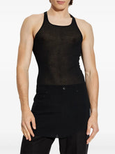 Load image into Gallery viewer, Rick Owens Men Ribbed Tank Top With Racerback Neckline