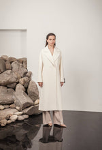 Load image into Gallery viewer, Premium 100% Australian Merino Wool Coat in Marshmallow