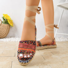 Load image into Gallery viewer, Women's Roman Style Cross-Strap Flat Sandals – Lightweight Wide Fit