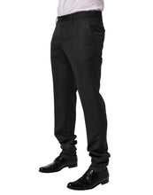 Load image into Gallery viewer, Dolce & Gabbana Black Wool Formal Dress Men Trouser Pants