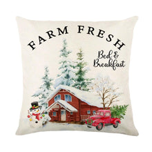 Load image into Gallery viewer, Mandotos Christmas Pillow Covers Snowflake Stamping