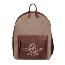 Load image into Gallery viewer, Scully Canvas Carry-On - Leather Backpack
