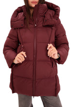 Load image into Gallery viewer, Burgundy Crush Insulated Bio-Down Coat