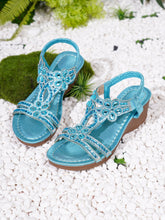 Load image into Gallery viewer, Bohemian Thick-Sole Wedge Sandals – 3 Colors EU 36–42