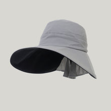 Load image into Gallery viewer, Women's Wide-Brim Striped Sun Hat | Lightweight Outdoor UV Protection