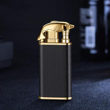Load image into Gallery viewer, Mandotos Creative Blue Flame Lighter Dolphin Dragon Tiger Metal Windproof Double Flame Refillable