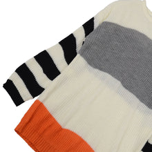 Load image into Gallery viewer, Mixed Striped Oversized Sweater