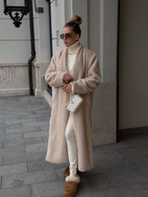 Load image into Gallery viewer, Sylvie Iconic Statement Fiber Coat in Ivory