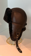 Load image into Gallery viewer, Genuine Leather Shearling Hat Unisex