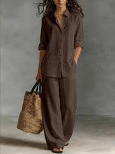Load image into Gallery viewer, Women's Bohemian Top & Pants Set – Resort Lounge Co-ord