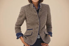 Load image into Gallery viewer, Women’s Color-Block Woolen Jacket – Multi-Button Casual Elegant Coat