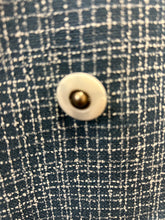 Load image into Gallery viewer, Moda Color Teal/White checkered Turkish Slim Fit Double Breasted Wool Suit