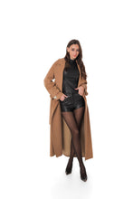 Load image into Gallery viewer, Madeline Cashmere Wool Blend Overcoat in Camel