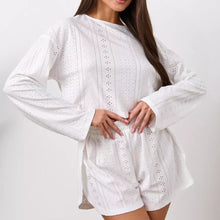 Load image into Gallery viewer, Women’s Slim-Fit Loose Suit Two Piece Shorts Set