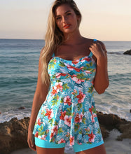 Load image into Gallery viewer, Women's Off-Shoulder Tankini Set – 2-Piece Swimsuit
