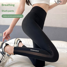 Load image into Gallery viewer, Women's Shapewear Tummy-Control Leggings – High-Stretch Cropped Nylon Pants
