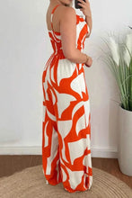 Load image into Gallery viewer, Two-Tone Spaghetti Strap : Wide Leg Jumpsuit