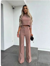 Load image into Gallery viewer, Women's Elegant Solid Color Half Sleeve Short Top