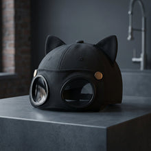 Load image into Gallery viewer, Cat Ears Baseball Cap with Pilot Glasses