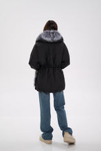 Load image into Gallery viewer, Genuine Silver Fox Down Fill Coat