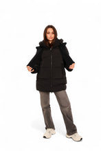 Load image into Gallery viewer, Double-hooded Insulated Bio-Down Coat