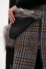 Load image into Gallery viewer, Saga®Furs Silver Fox Wool Alpaca Coat