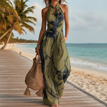 Load image into Gallery viewer, Women's Halter Backless Wide-Leg Jumpsuit | Boho Beach Jumpsuit in 7 Colors