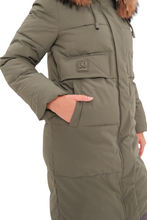 Load image into Gallery viewer, Genuine Fur Trim Bio-Down Fill Coat